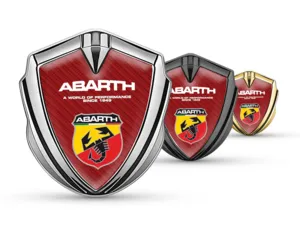 Fiat Abarth Emblem Metall Abzeichen Pro Design Aus Edelstahl Kante